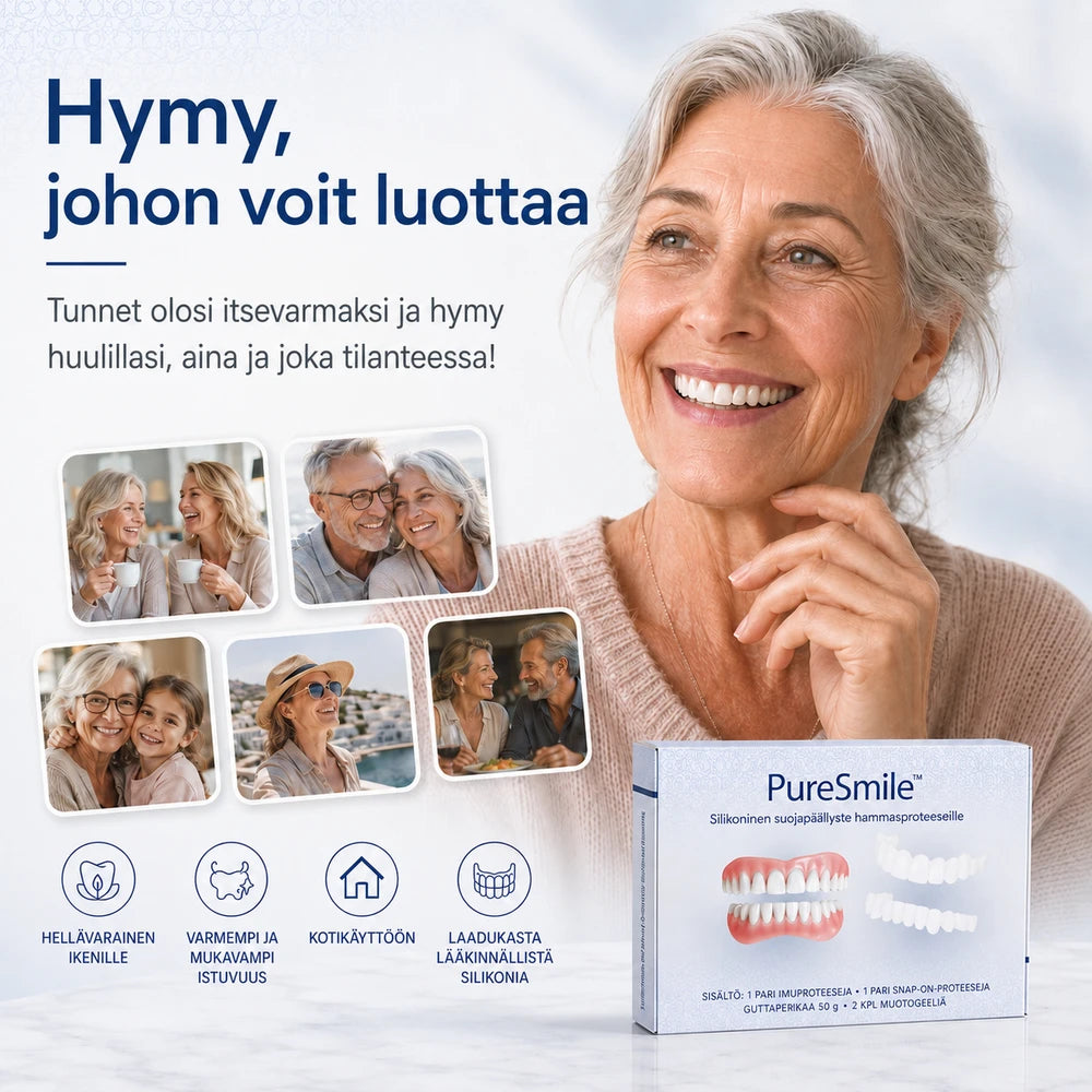 PureSmile™ | Joustava silikoninen hymypäällyste