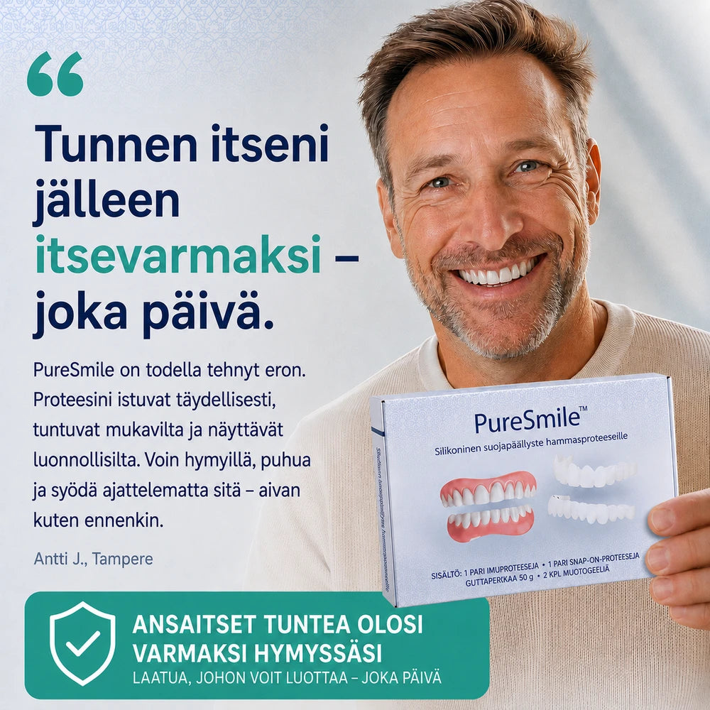 PureSmile™ | Joustava silikoninen hymypäällyste