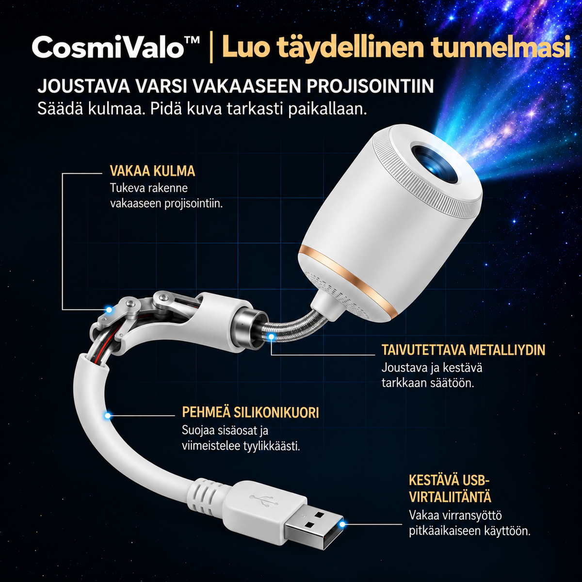 CosmiValo™ | Luo täydellinen tunnelmasi