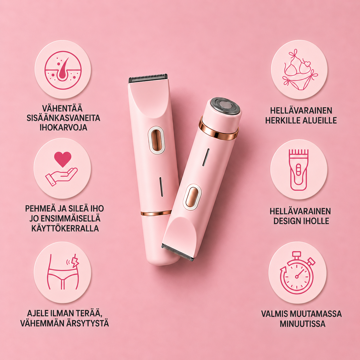 SilkTrim™ - Precisionsleikkaus herkille alueille