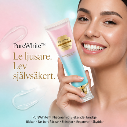 PureWhite™ | Valkaiseva hammastahna niasiiniamidilla – välitön vaikutus