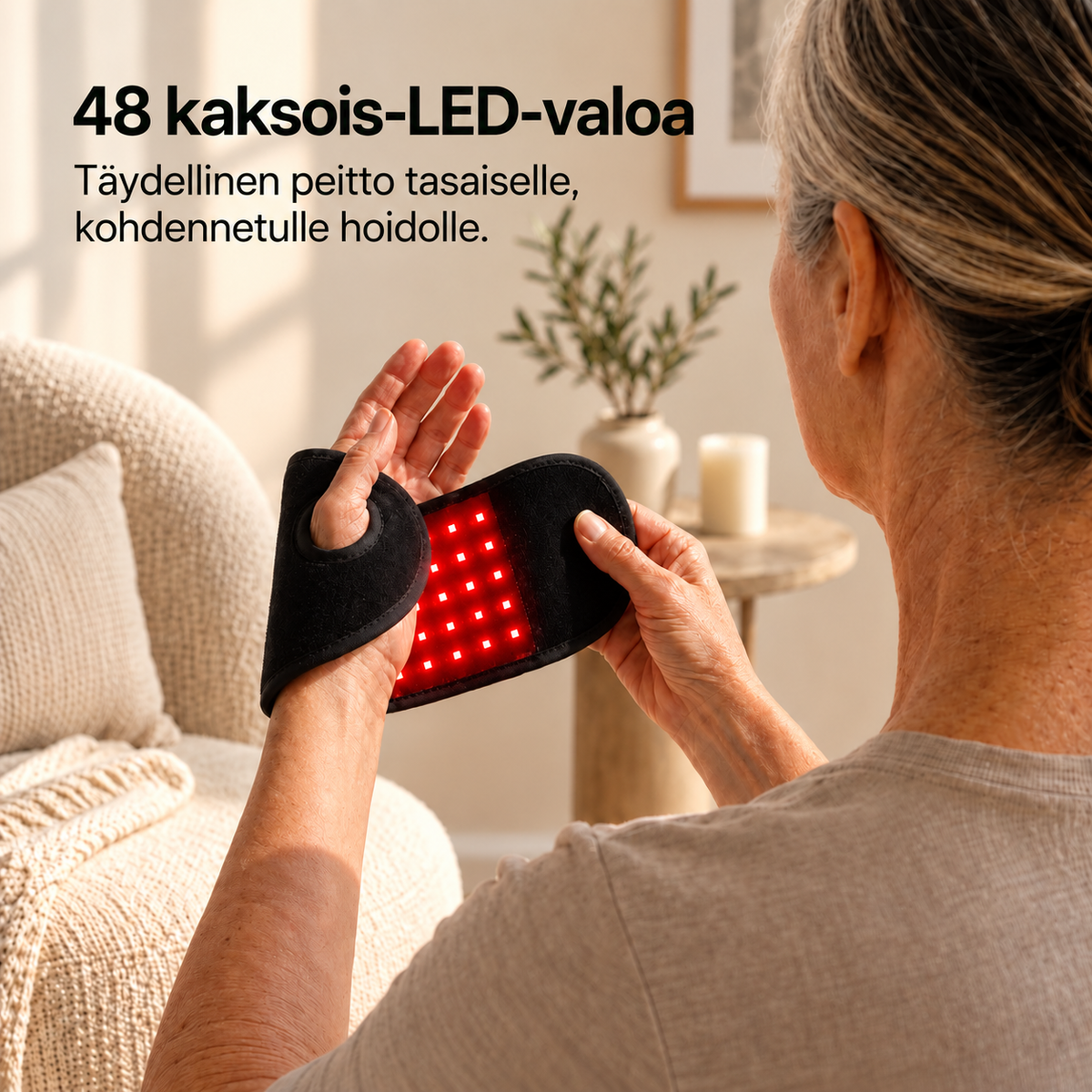Lindra™ | Punavalo-omslag jäykille ja väsyneille käsille