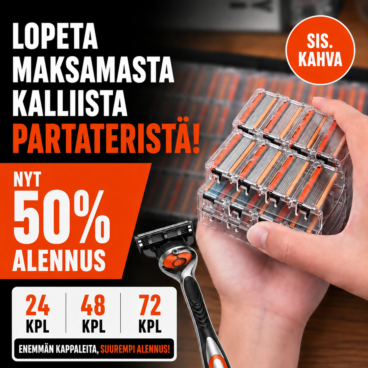 SmoothGlide™ | Partaterät + Kahva, Säästä jopa 70%