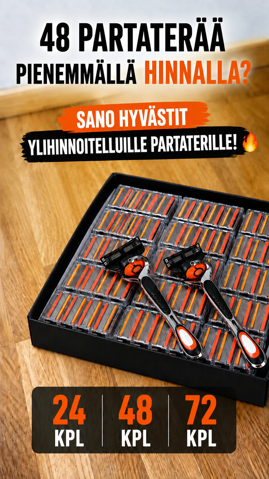 SmoothGlide™ | Partaterät + Kahva, Säästä jopa 70%