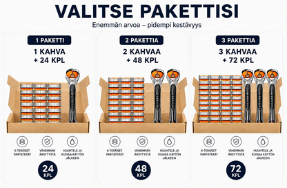 SmoothGlide™ | Partaterät + Kahva, Säästä jopa 70%