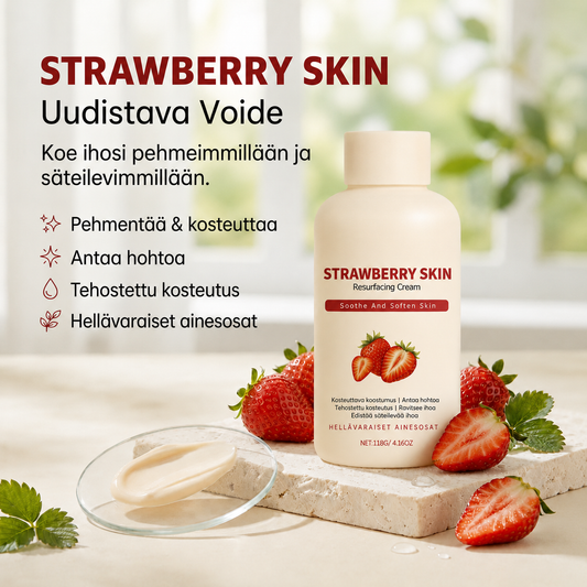 Strawberry Skin™ | Kosteuttava voide epätasaiselle ihontekstuurille